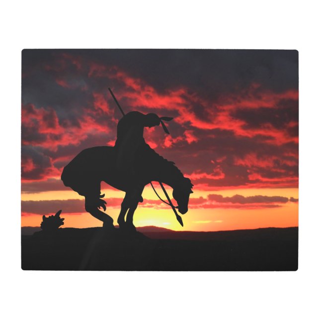 基準線の終点 メタルプリント (正面)