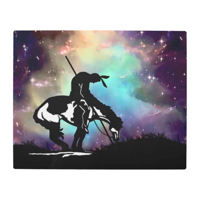 基準線の終点 メタルプリント (正面)