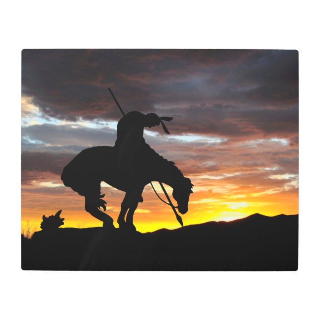 基準線の終点 メタルプリント (正面)