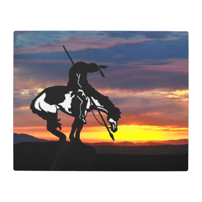 基準線の終点 メタルプリント (正面)