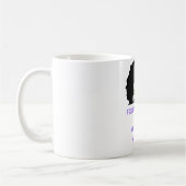 基礎となる黒人の女性アフロ コーヒーマグカップ (左)