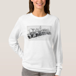 基礎のための穴を掘ること Tシャツ