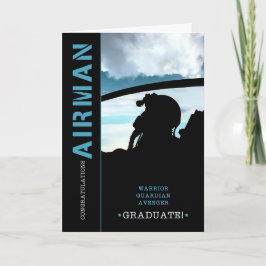 基礎訓練卒業祝い航空従事者 カード