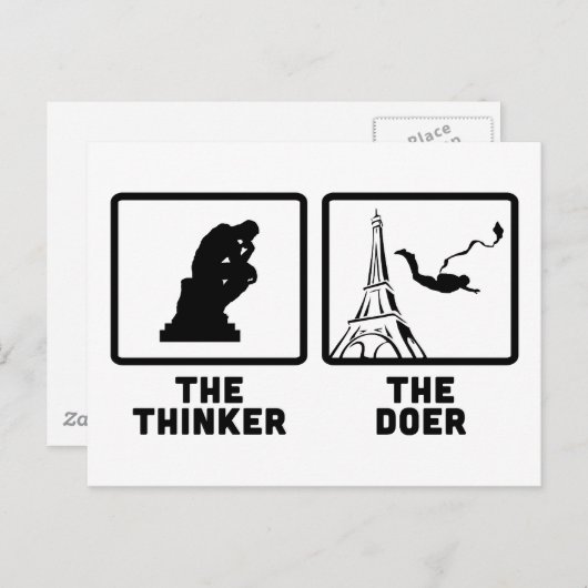 基礎跳躍 ポストカード (正面/裏面)