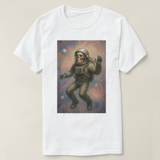 基礎骨格宇宙飛行士 Tシャツ (デザイン正面)
