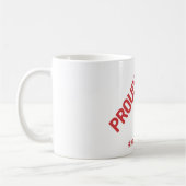 基金調達者のキャンペーン商品があること誇りを持った コーヒーマグカップ (左)