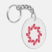 埼玉県国旗 キーホルダー (正面左)