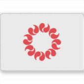 埼玉県国旗 シール (正面)