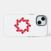 埼玉県国旗 iPhone 15ケース (裏面横)