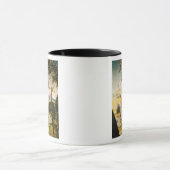 堀および2羽の白鳥の城と美化して下さい マグカップ (中央)