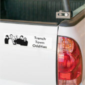 堀の町の風変り4のバンパーステッカー バンパーステッカー (トラック上)