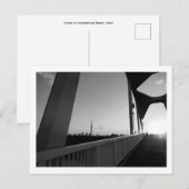 堀切ひなか橋の夕焼け：東京のポストカード ポストカード (正面/裏面)