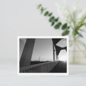 堀切日南橋の日没：東京はがき ポストカード (スタンド正面)