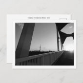 堀切日南橋の日没：東京はがき ポストカード (正面/裏面)