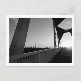 堀切日南橋の日没：東京はがき ポストカード