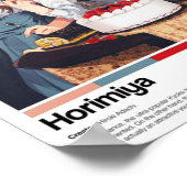 堀宮アニメミニマルプリント ポスター (角)