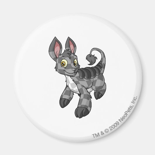 堀市松模様に マグネット (正面)