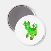 堀白熱［赤熱］光を放つ マグネット (正面/裏面)