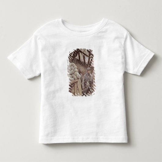 堀、Notre Dame de LoretteのInfantrymen トドラーTシャツ (正面)