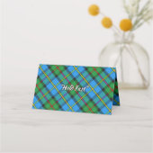 堂々たるクランマクロドオブハリスタータンチェックモットー プレイスカード (裏面)