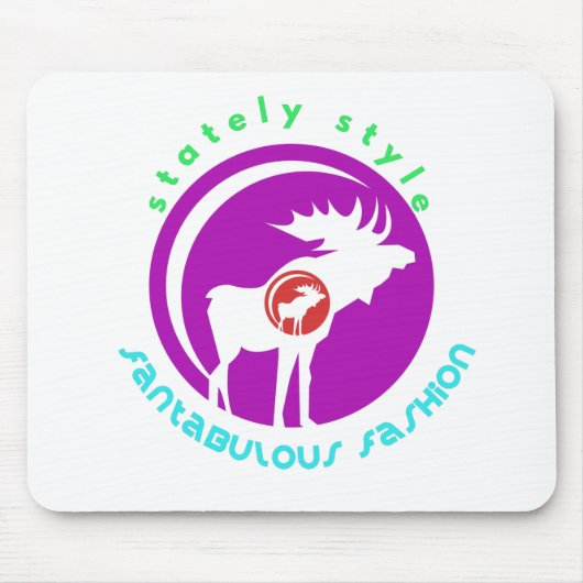 堂々としたスタイル マウスパッド (正面)