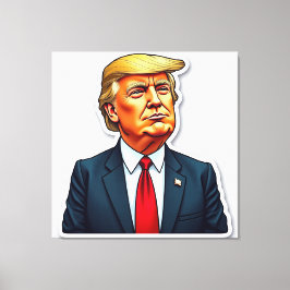 堂々としたトランプ キャンバスプリント