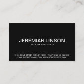 堂々とした俳優 名刺 (裏面)