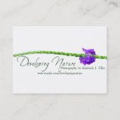 堂々とした外観のミニプリント 名刺 (裏面)