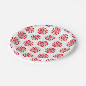 堅いはっか菓子のデザインの紙皿 ペーパープレート (アングル)