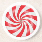 堅いはっか菓子の砂岩飲み物のコースター コースター (正面)