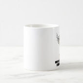 堅いキューピッドの喫煙 コーヒーマグカップ (中央)