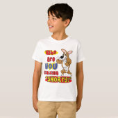 堅いコーギーの子供のTシャツ Tシャツ (正面フル)