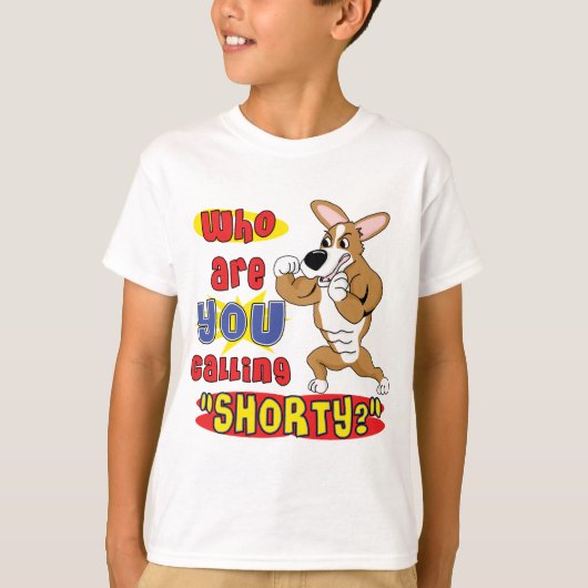堅いコーギーの子供のTシャツ Tシャツ (正面)