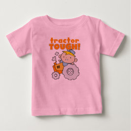堅いトラクター ベビーTシャツ