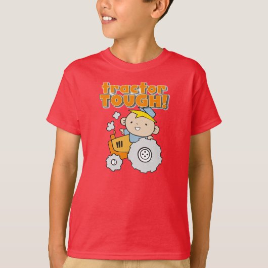 堅いトラクター Tシャツ (正面)