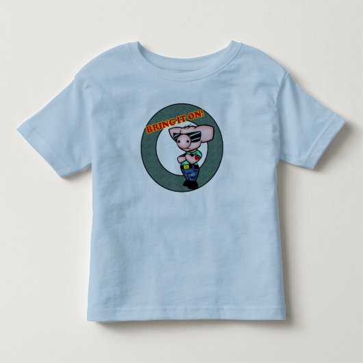 堅いブタのTシャツ トドラーTシャツ (正面)