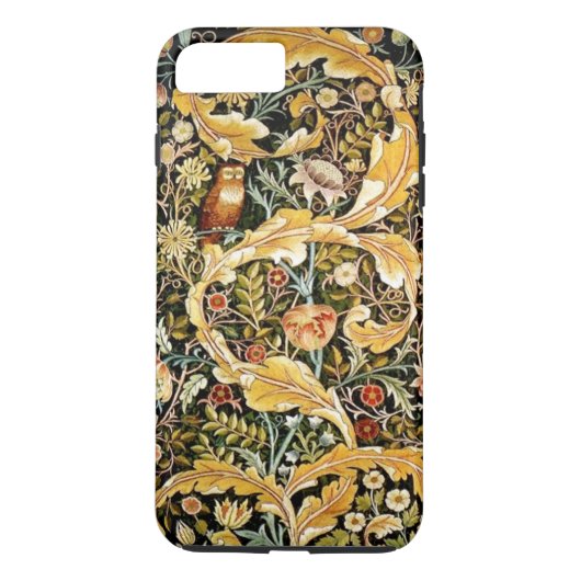 堅い場合とフクロウのiPhone X/8/7 Case-Mate iPhoneケース (裏面)