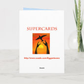 堅い漁師のためのライン父カード カード (裏面)