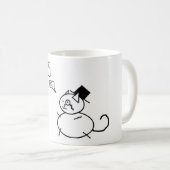 堅い猫 コーヒーマグカップ (正面右)