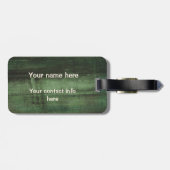 堅い行|のwadersは決して魚釣りの願いを漏らしませんでしたり、飛ばしません ラゲッジタグ (裏面横)