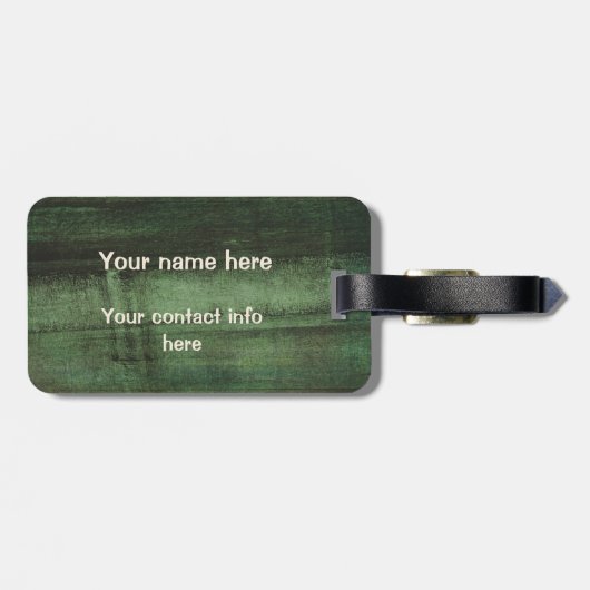 堅い行|のwadersは決して魚釣りの願いを漏らしませんでしたり、飛ばしません ラゲッジタグ (裏面横)