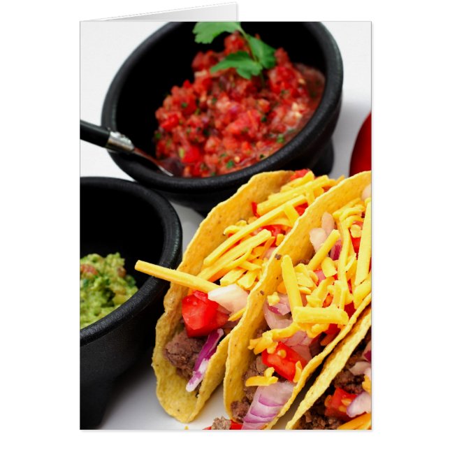 堅い貝のタコス (正面)