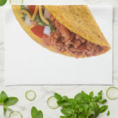 堅い貝のタコス キッチンタオル (折り畳み)