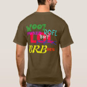 堅い革ワイシャツ(革装甲) - Statsの… Tシャツ (裏面)