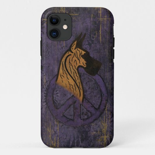 堅く極度な私電話5箱W/Brindleのデンマーク人 Case-Mate iPhoneケース (裏面)