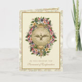 堅信の秘跡 宗教 祈り シーズンカード (正面)