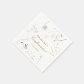 堅信の野の花 スタンダードカクテルナプキン (角)
