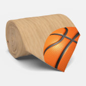 堅材のバスケットボール ネクタイ (ロール)