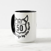 堅牢なカスタム誕生日マーク マグカップ (正面左)