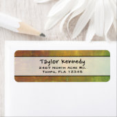 堅牢なト素朴ーン自然抽象芸術 ラベル (インサイチュ)